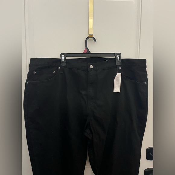 Men’s Black Jeans by George – Regular Fit, Straight Leg (48x30) - NWT - Picture 2 of 6